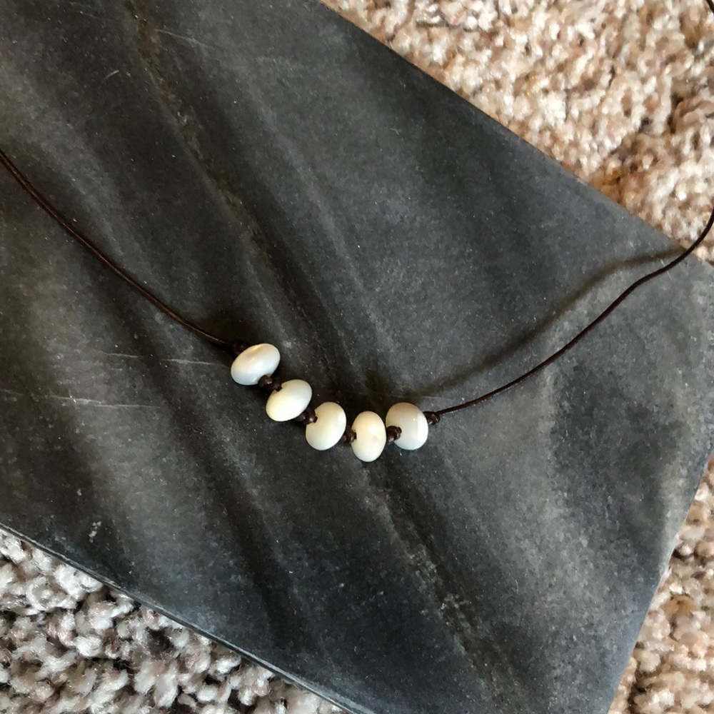 White Stone Necklace